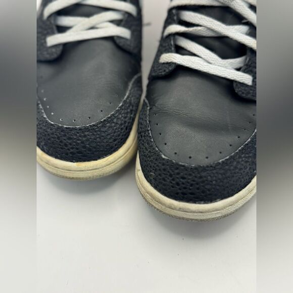 Nike Air Jordan 1 Retro 86 Pure Platinum Boys Size 7YW Black Rare - Picture 4 of 11